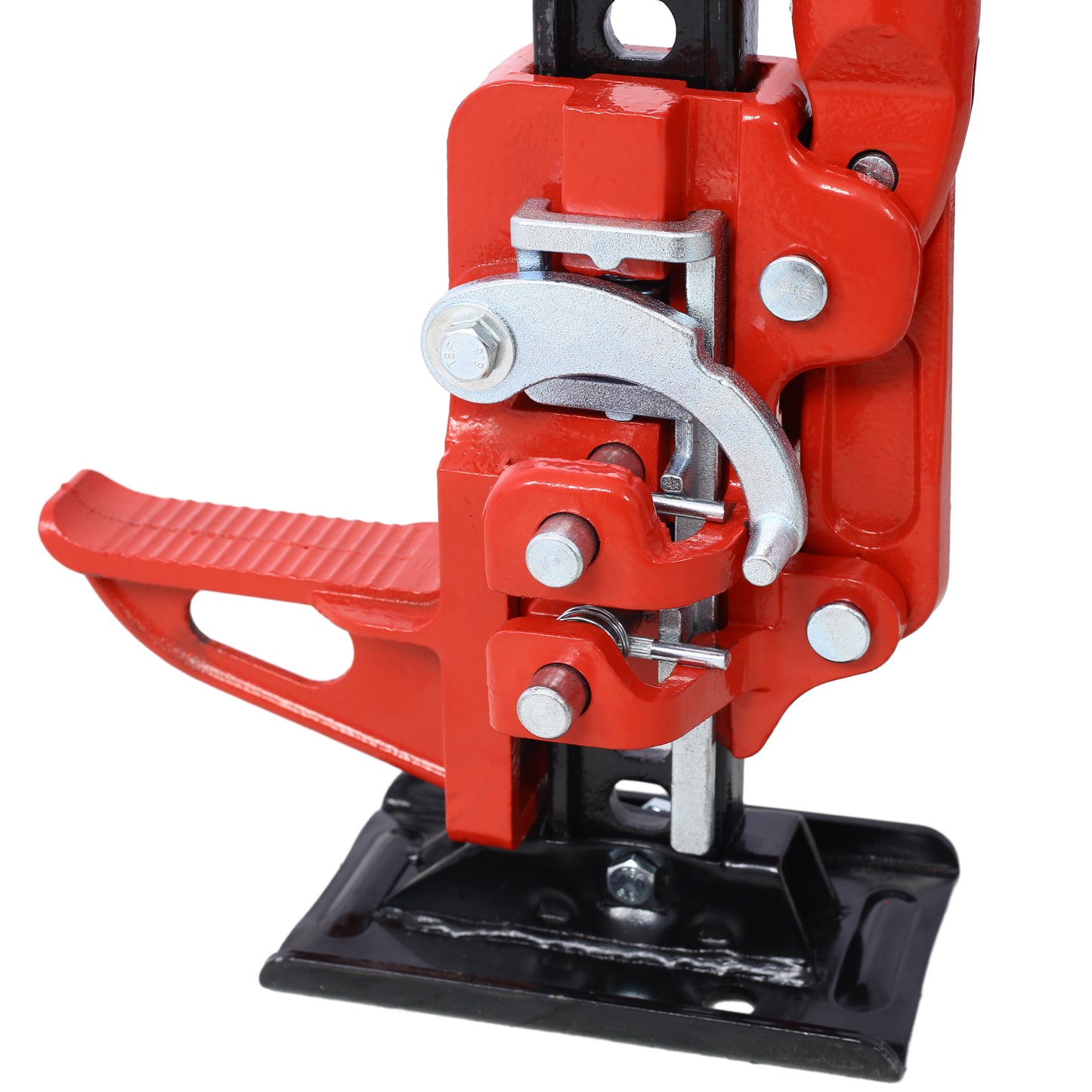 Heavy-Duty 7000 lb Off-Road Farm Jack (60") – Ratchet-Style Utility Lift for Trucks, SUVs, Tractors & Bumper Lifts – Red Steel Construction