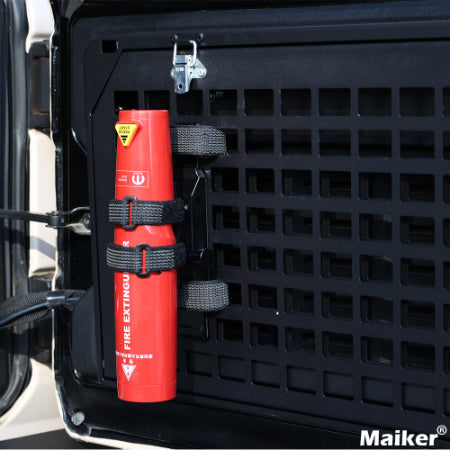 2-Tier Foldable Tailgate Table for Jeep Wrangler JK & JL (2007–2022, 4-Door) – Heavy-Duty Steel Camping Cargo Rack