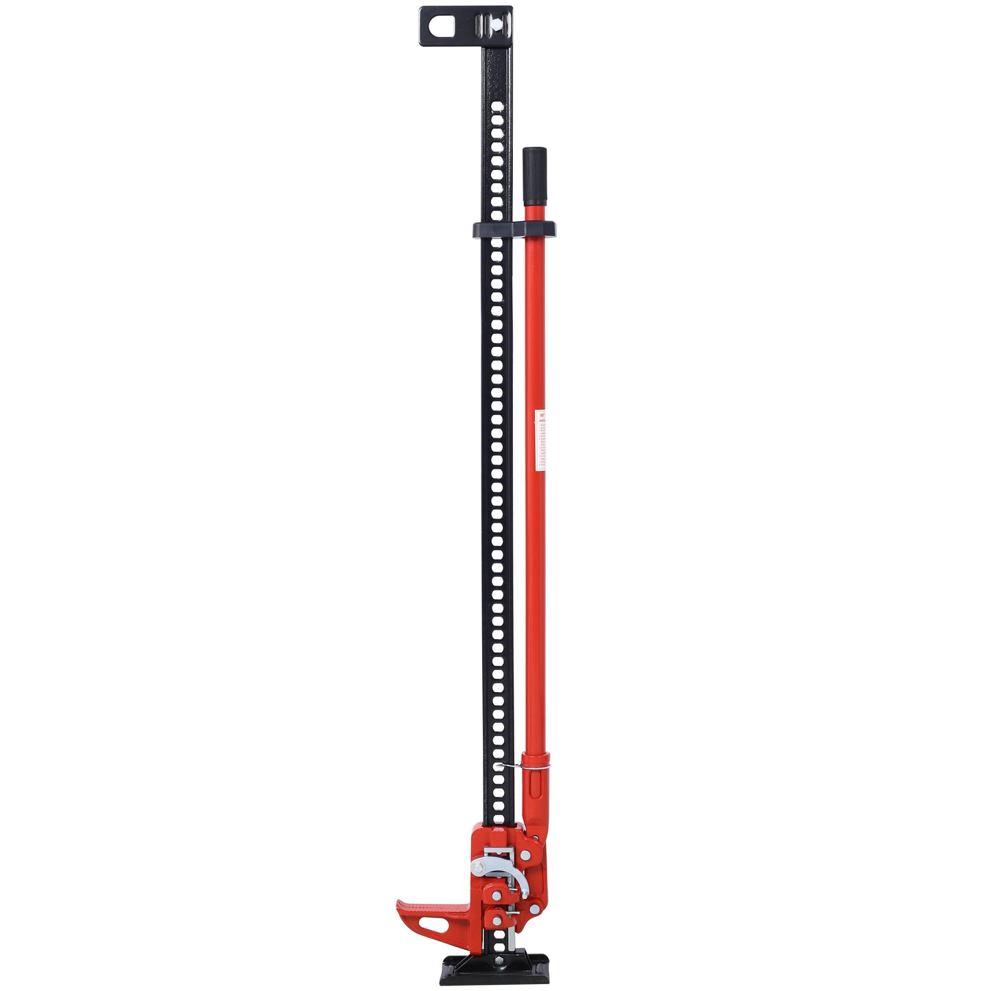 Heavy-Duty 7000 lb Off-Road Farm Jack (60") – Ratchet-Style Utility Lift for Trucks, SUVs, Tractors & Bumper Lifts – Red Steel Construction