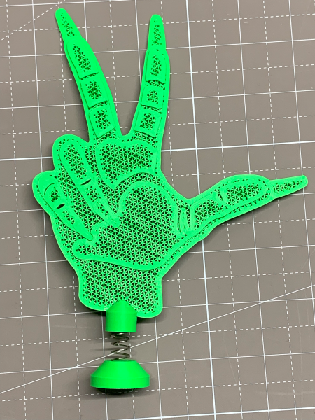 3d Printed Hand Wave for Jeep