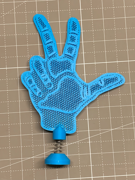 3d Printed Hand Wave for Jeep