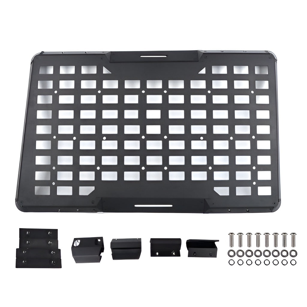 Rear Window MOLLE Panel Storage System (Right Side) – Fits Jeep Wrangler JL 4-Door 2018–2023 | Aluminum Alloy Organizer Rack