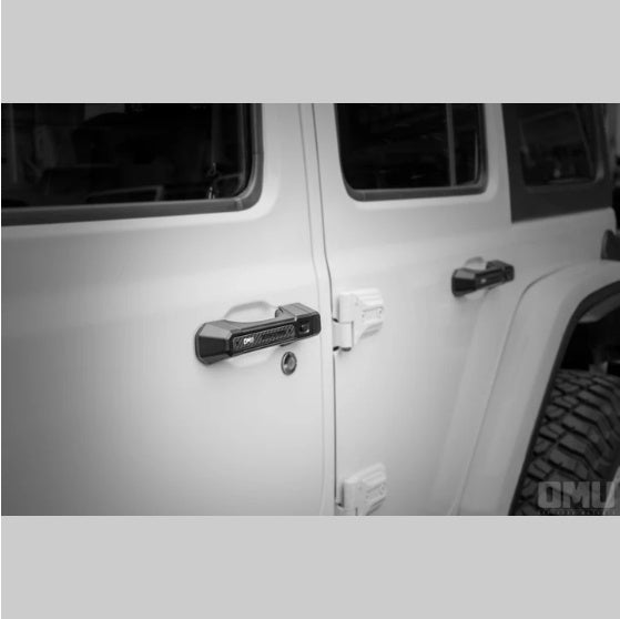 OMU Genesis Series Aluminum Door Handle Covers – Fits Jeep Wrangler JL / JT (2-Door & 4-Door)