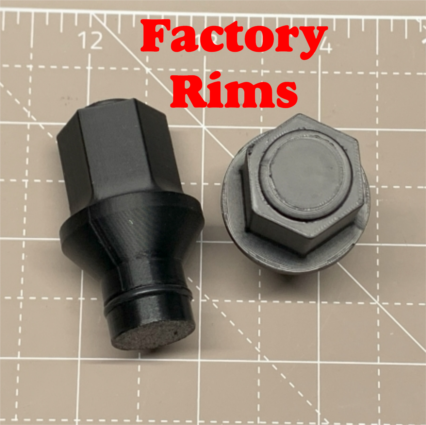 Spare Tire Dummy Simulated Nut fit for Jeep Wrangler JL 3d Printed (3d print)