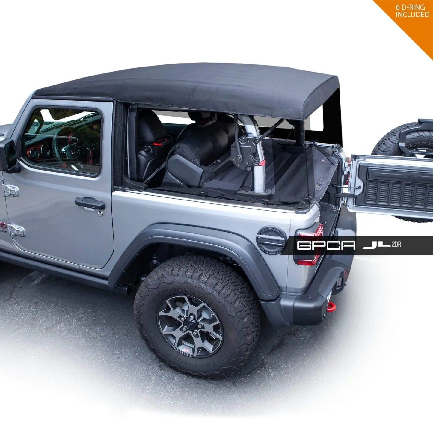 GPCA Cargo Cover for Jeep® Wrangler JL 2DR - Privacy & Protection
