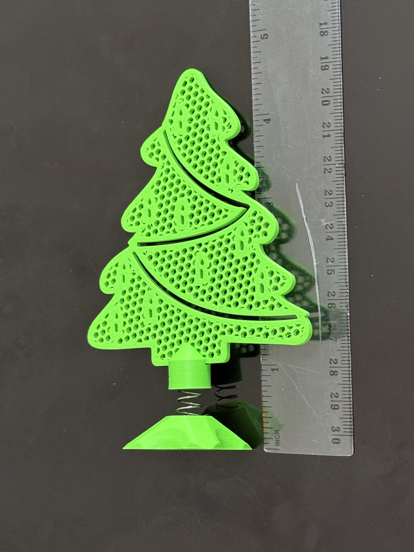 3d Printed Wobble Mini Christmas Tree for Desk or Countertop