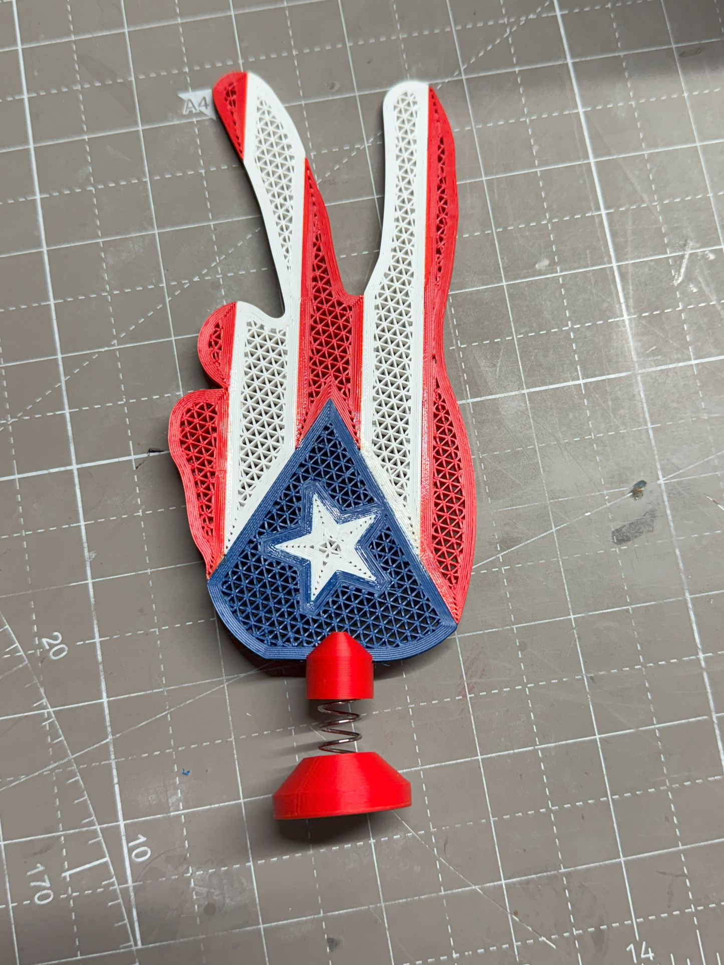 Impreso en 3D para Jeep Wave Hand Waving