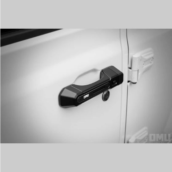 OMU Genesis Series Aluminum Door Handle Covers – Fits Jeep Wrangler JL / JT (2-Door & 4-Door)