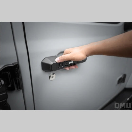 OMU Genesis Series Aluminum Door Handle Covers – Fits Jeep Wrangler JL / JT (2-Door & 4-Door)