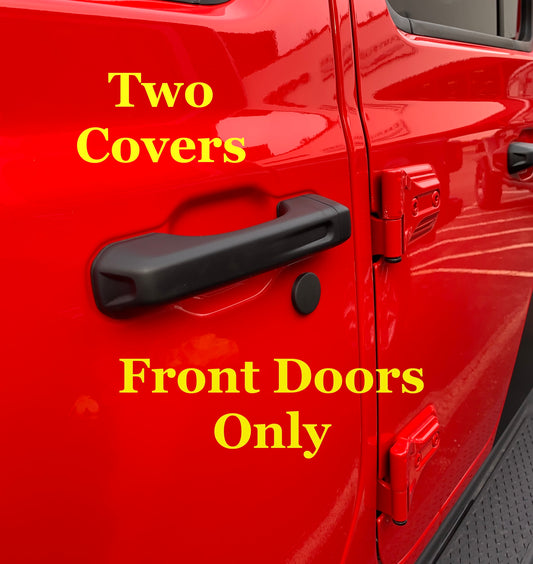 Protective key hole covers, fits 18-24 Jeep Gladiator JT