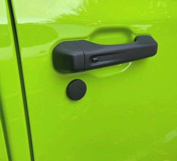 Cubiertas protectoras para orificios para llaves, se adaptan a Wrangler JL 18-24 con cerradura en el portón trasero