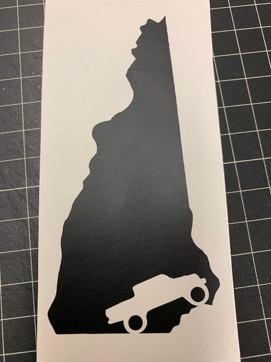 Any State Map Decal with a JT on it!!