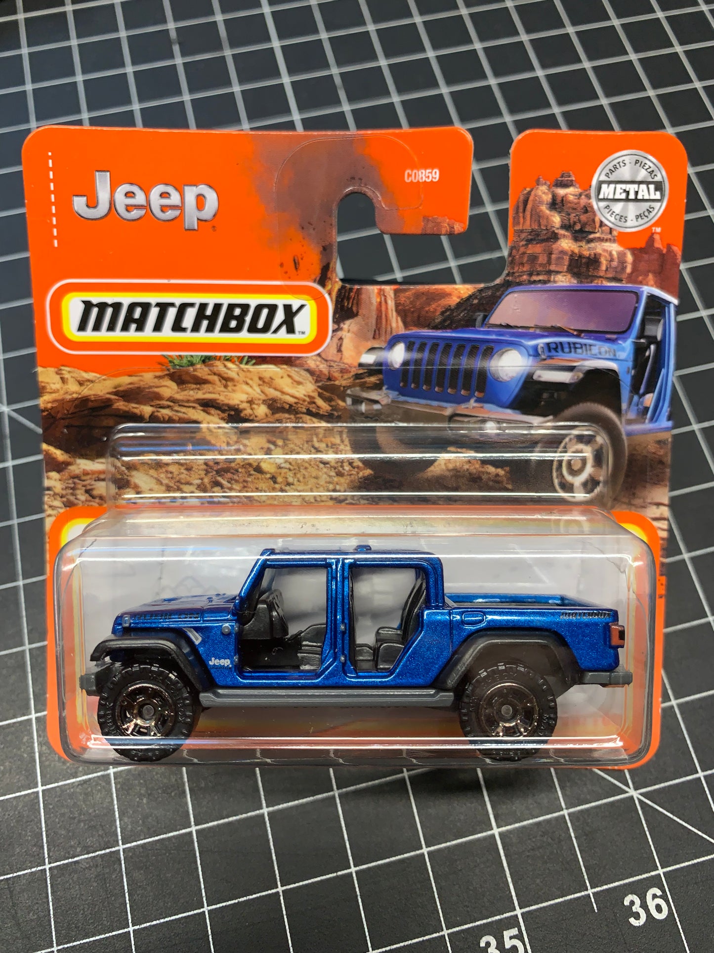 Matchbox '20 Jeeps Gladiator 36/100 Blue