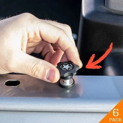 GP-Star Hardtop Quick-Release Thumbscrew Set - Fits Jeep® Wrangler, Gladiator & Ford® Bronco®