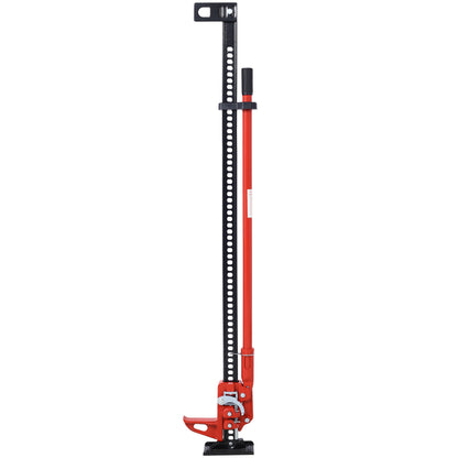Heavy-Duty 7000 lb Off-Road Farm Jack (60") – Ratchet-Style Utility Lift for Trucks, SUVs, Tractors & Bumper Lifts – Red Steel Construction