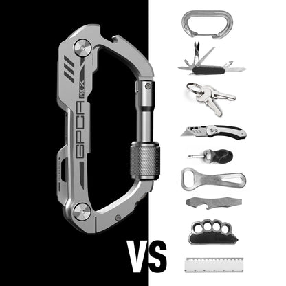 GPCA Carabiner PRO X KEY - Premium EDC Keychain with Built-in Tools