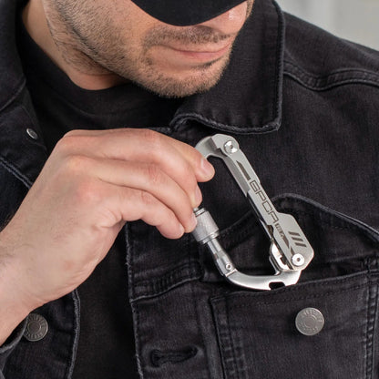 GPCA Carabiner PRO X KEY - Premium EDC Keychain with Built-in Tools