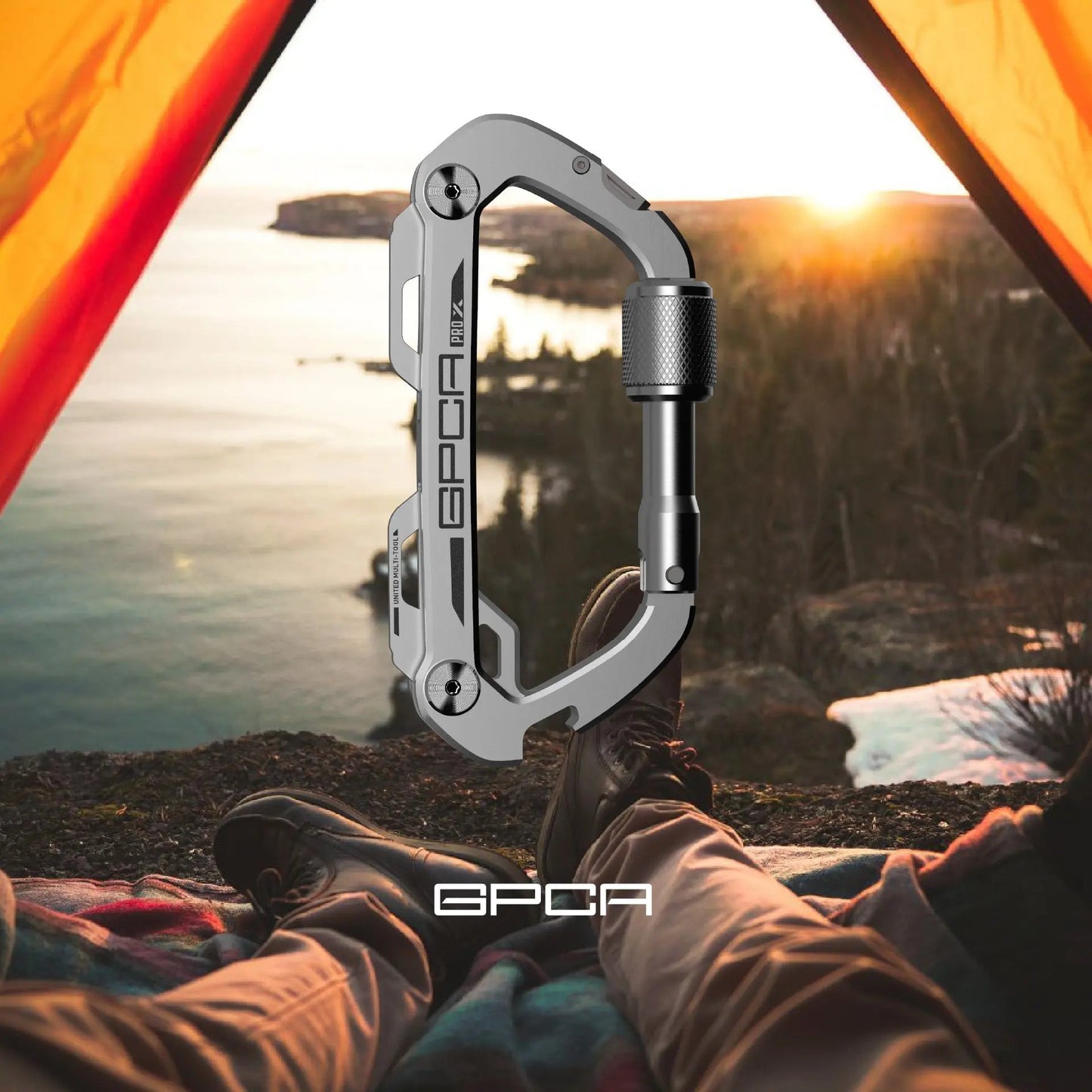 GPCA Carabiner PRO X KEY - Premium EDC Keychain with Built-in Tools