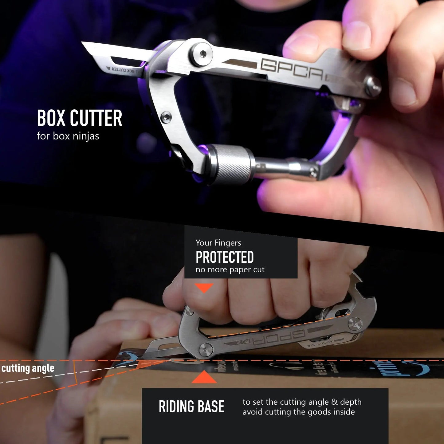 GPCA Carabiner PRO X KEY - Premium EDC Keychain with Built-in Tools