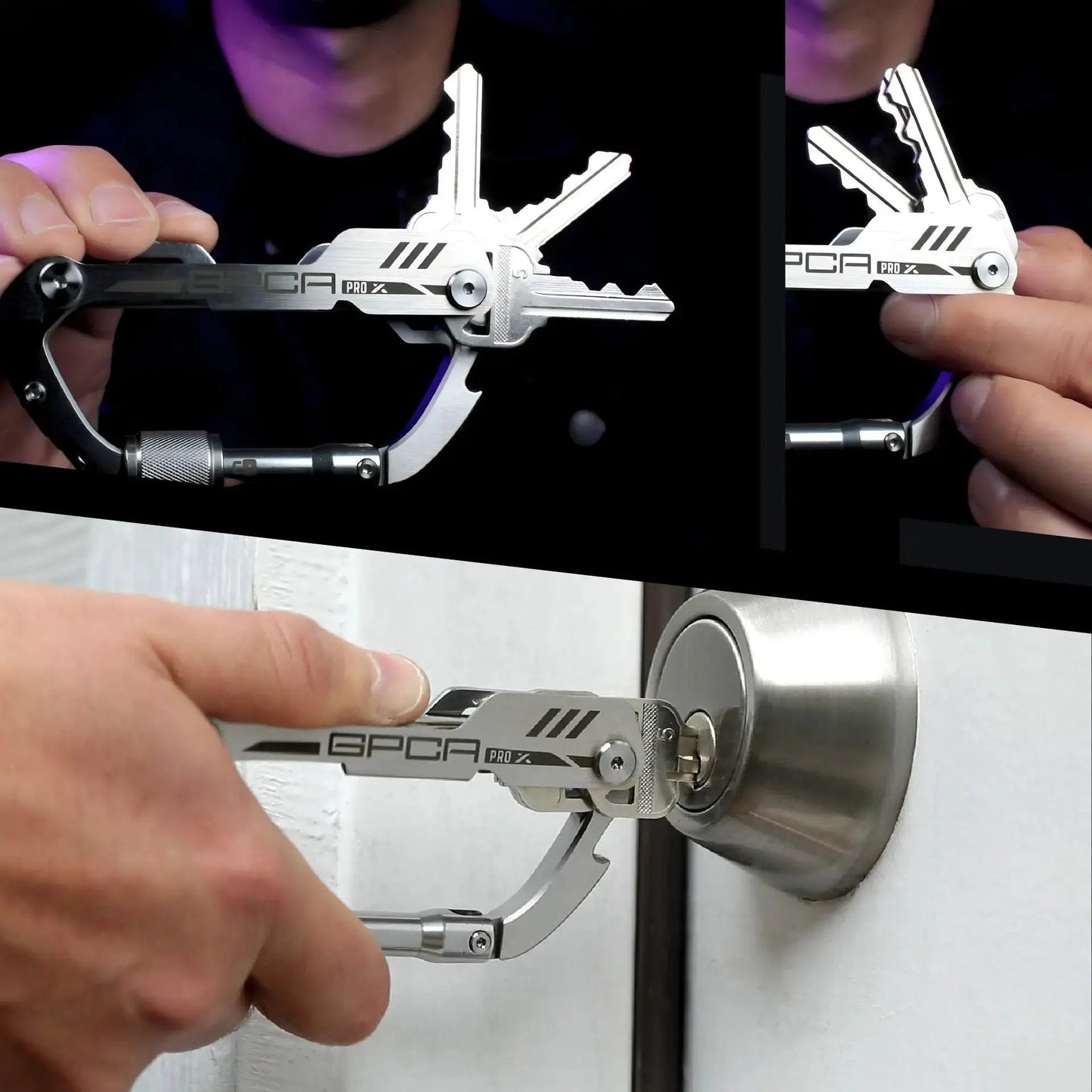 GPCA Carabiner PRO X KEY - Premium EDC Keychain with Built-in Tools