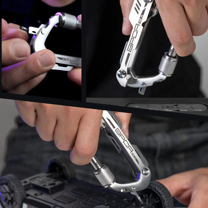 GPCA Carabiner PRO X KEY - Premium EDC Keychain with Built-in Tools