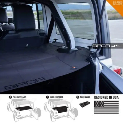 GPCA Cargo Cover LITE for Jeep® Wrangler JL 4DR - Privacy & Protection