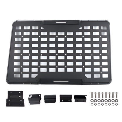 Rear Window MOLLE Panel Storage System (Right Side) – Fits Jeep Wrangler JL 4-Door 2018–2023 | Aluminum Alloy Organizer Rack