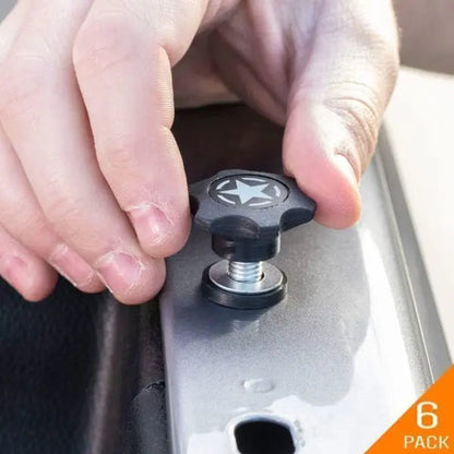 GP-Star Hardtop Quick-Release Thumbscrew Set - Fits Jeep® Wrangler, Gladiator & Ford® Bronco®