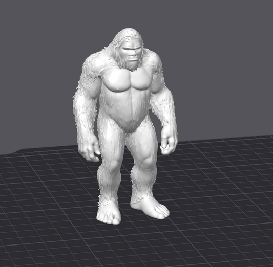 Bigfoot 3D Model STL File: Sasquatch Figurine (Digital Download)