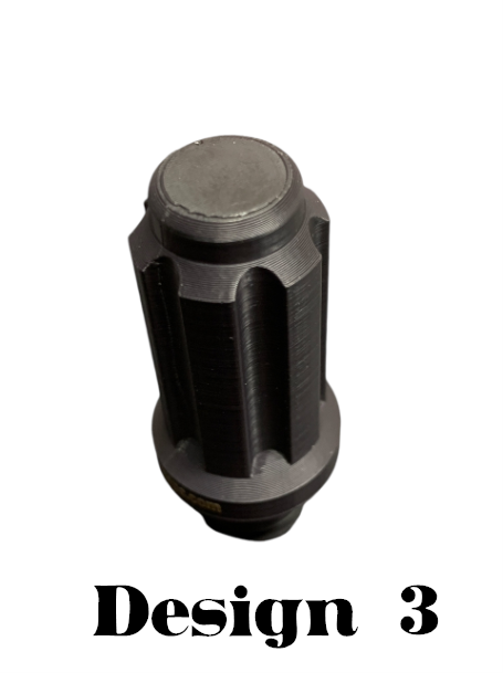 3D Printed Spare Tire Dome Lug Nuts for Ford® Bronco - Set of 3 | Custom Fit