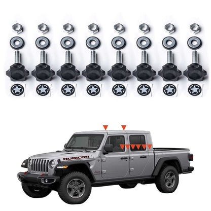 GP-Star Hardtop Quick-Release Thumbscrew Set - Fits Jeep® Wrangler, Gladiator & Ford® Bronco®