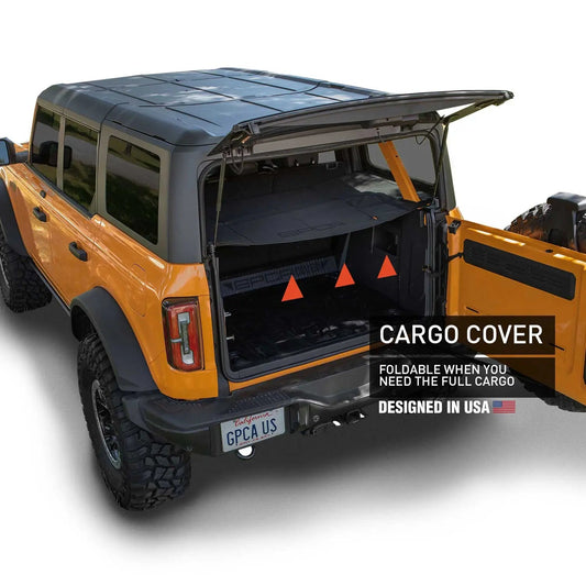 GPCA Cargo Cover for Ford® Bronco® 4DR Hardtop - Privacy & Protection