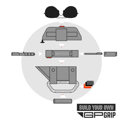 GP Grip PRO Grab Handle for Jeep® Wrangler 2007-23 | 12 Colors Available