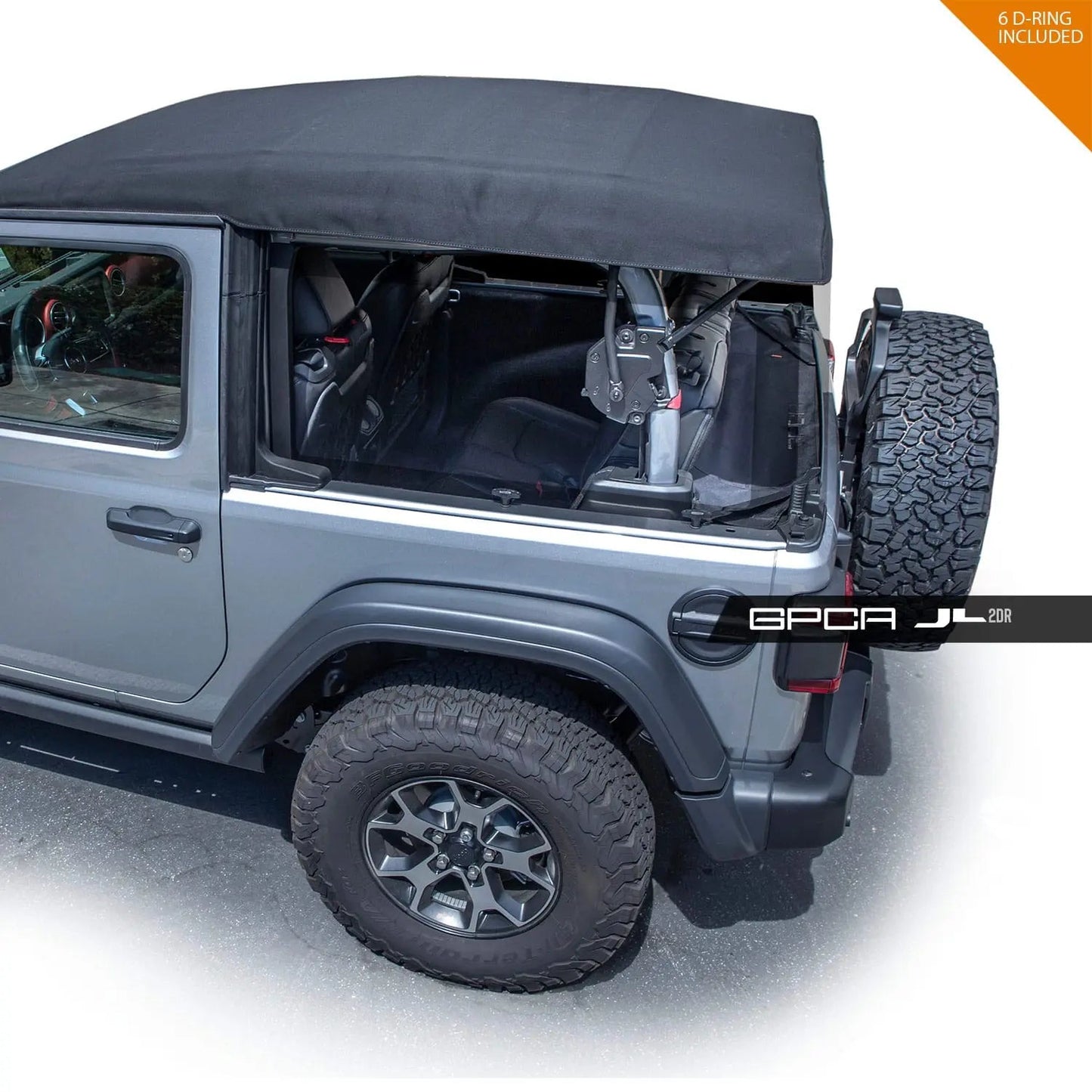 GPCA Cargo Cover for Jeep® Wrangler JL 2DR - Privacy & Protection