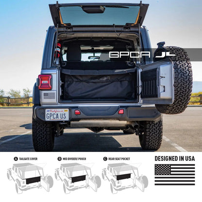 GPCA Cargo Cover LITE for Jeep® Wrangler JL 4DR - Privacy & Protection