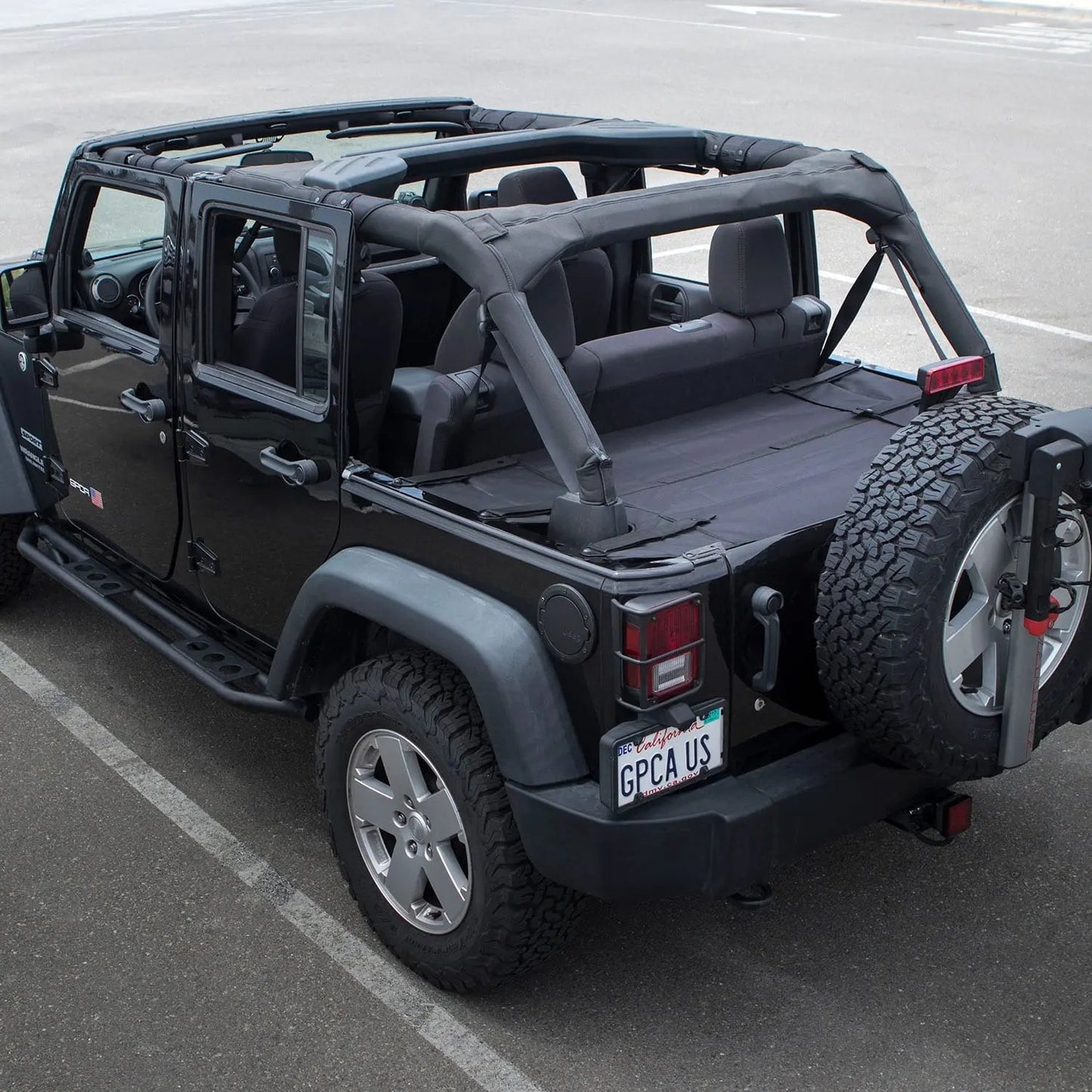 GPCA Cargo Cover PRO Freedom Pack for Jeep® Wrangler JK 4DR - Heavy-Duty