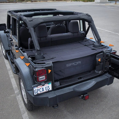 GPCA Cargo Cover PRO Freedom Pack for Jeep® Wrangler JK 4DR - Heavy-Duty