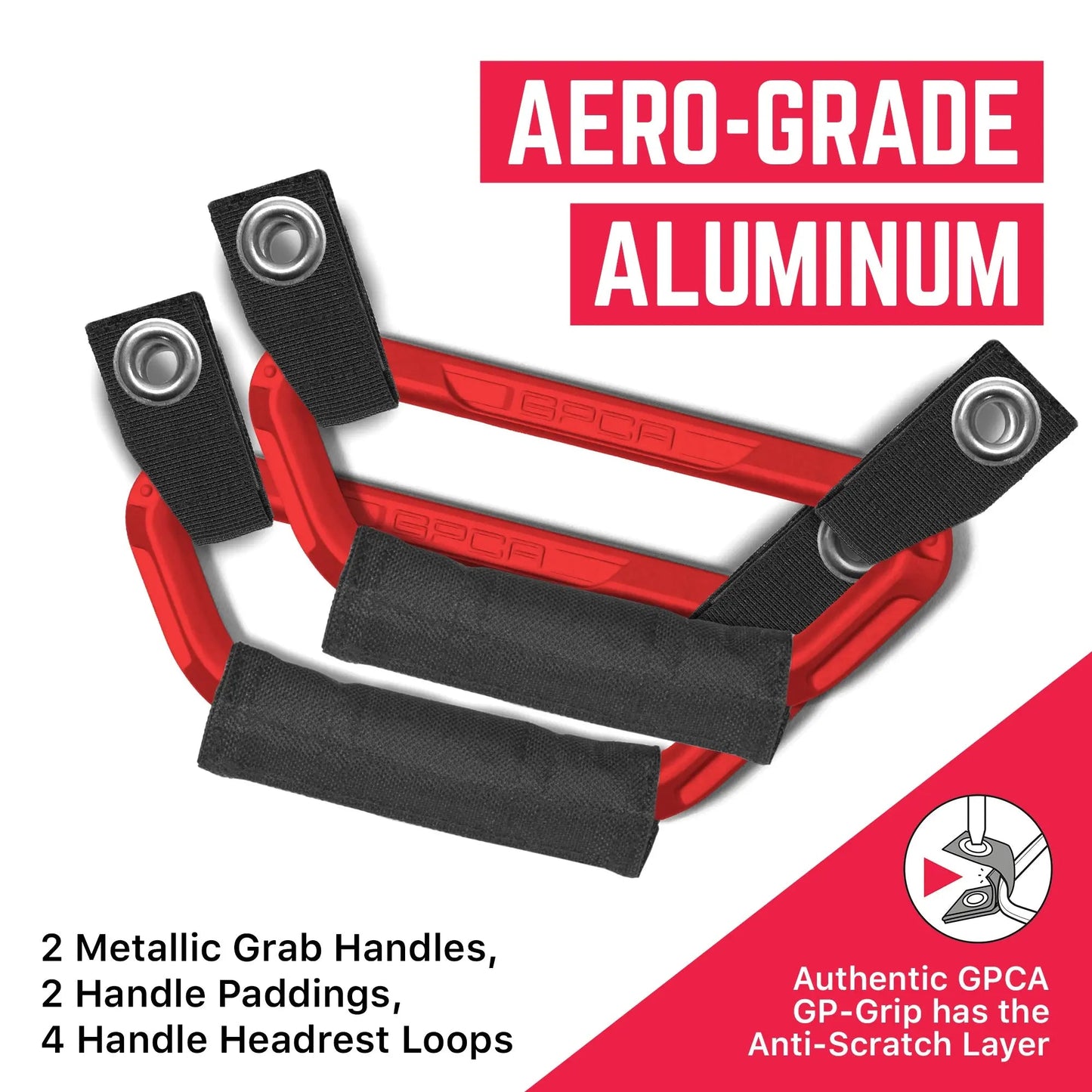 GP Grip PRO Grab Handle for Jeep® Wrangler 2007-23 | 12 Colors Available