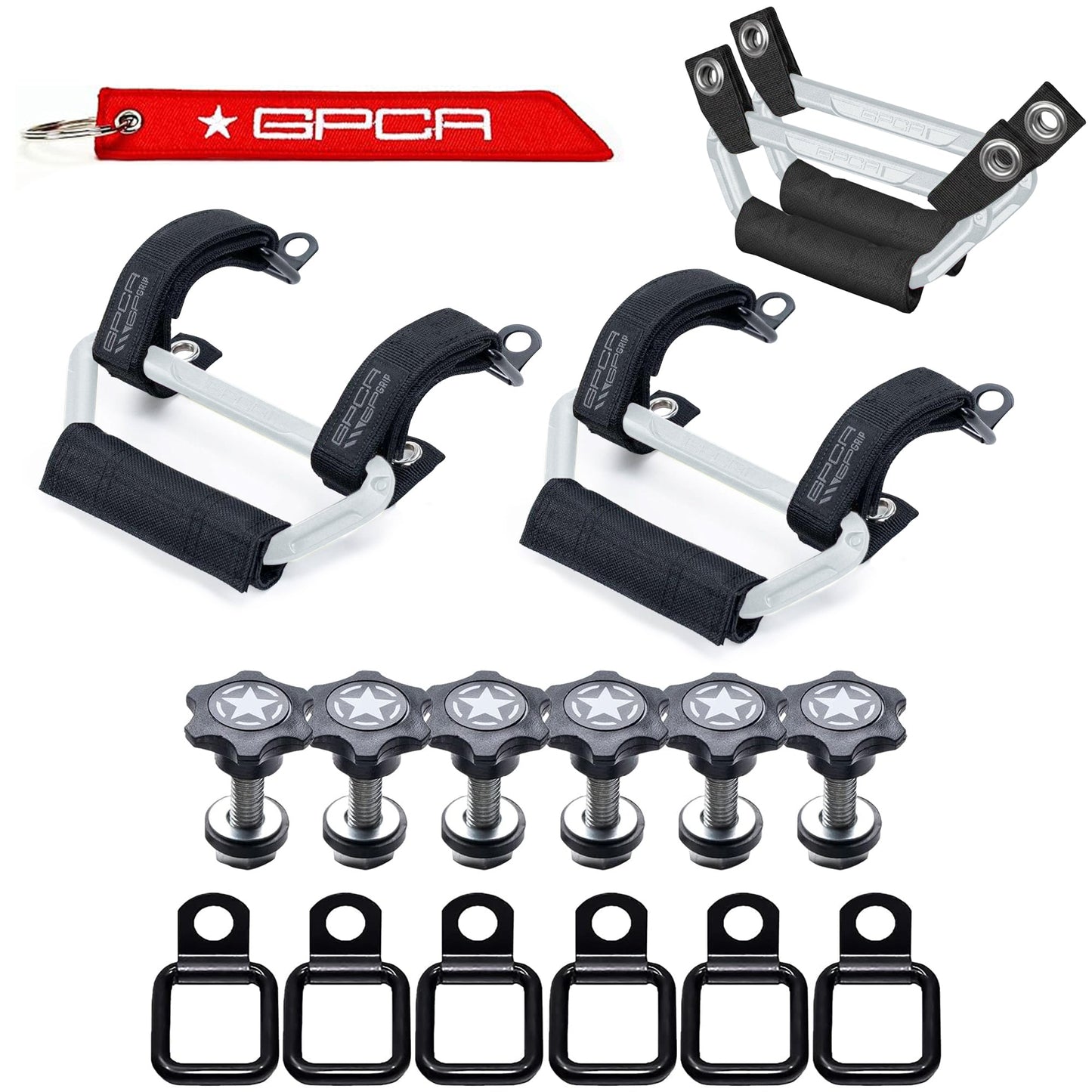 GP-Grip AIR Grab Handle - Fits Jeep® Gladiator 2024+ | Aluminum Roll Bar Handle