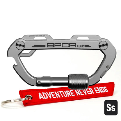GPCA Carabiner PRO X KEY - Premium EDC Keychain with Built-in Tools