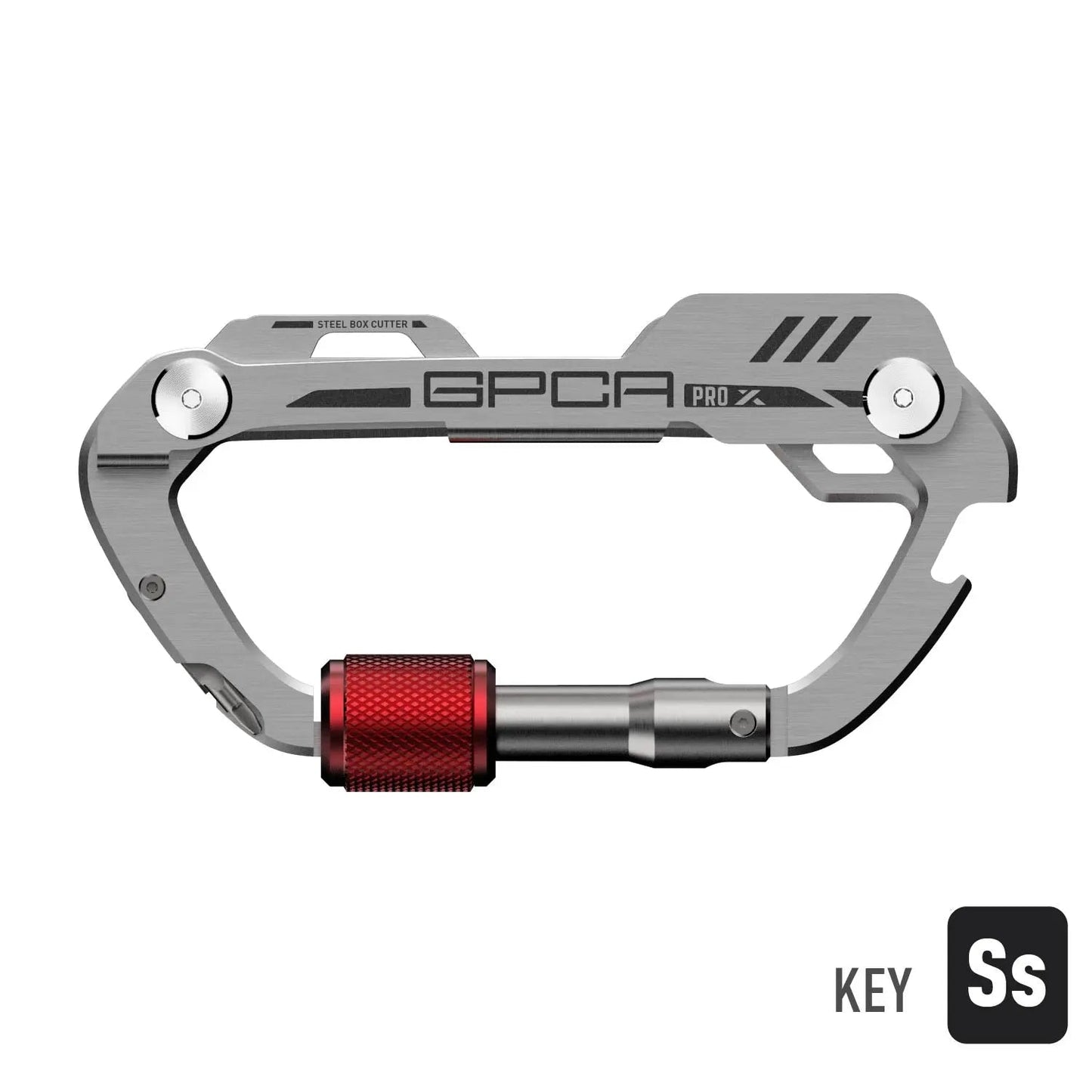 GPCA Carabiner PRO X KEY - Premium EDC Keychain with Built-in Tools