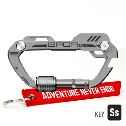 GPCA Carabiner PRO X KEY - Premium EDC Keychain with Built-in Tools