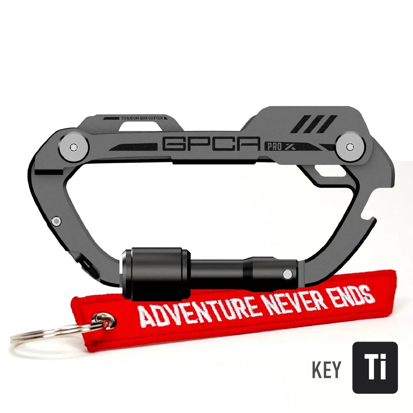 GPCA Carabiner PRO X KEY - Premium EDC Keychain with Built-in Tools