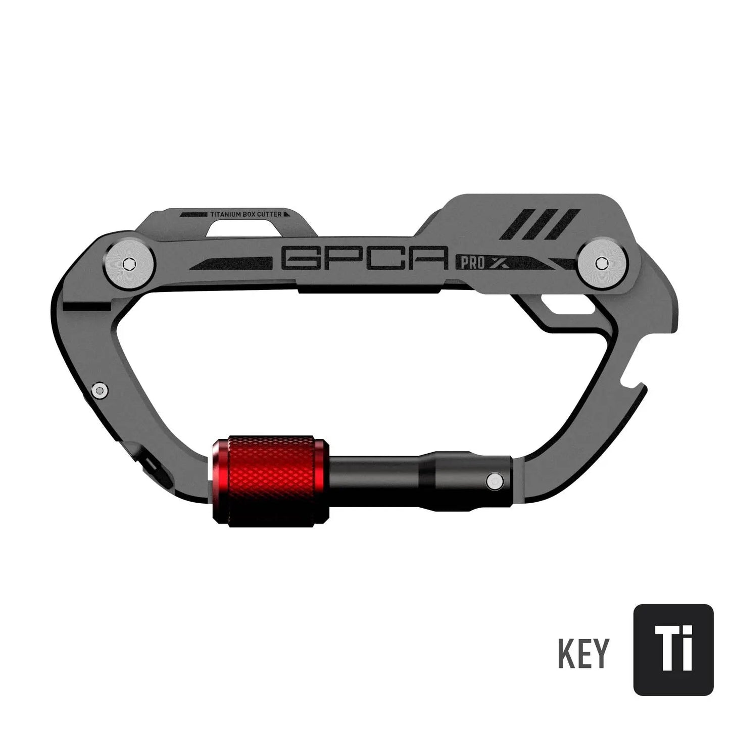 GPCA Carabiner PRO X KEY - Premium EDC Keychain with Built-in Tools