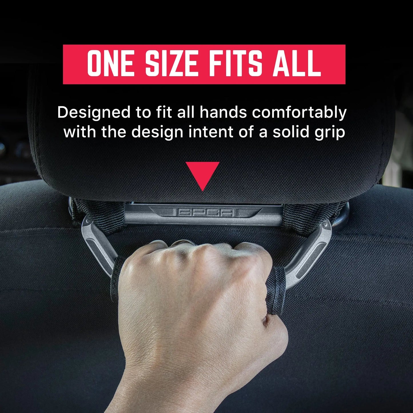 GP-Grip AIR Grab Handle - Fits Jeep® Gladiator 2024+ | Aluminum Roll Bar Handle
