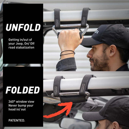 GP-Grip AIR Grab Handle - Fits Jeep® Gladiator 2024+ | Aluminum Roll Bar Handle
