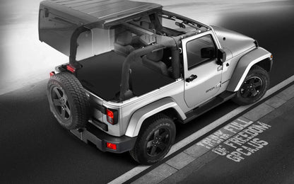 Cargo Freedom Pack for Jeep® Wrangler JK 2DR - Cover & Organizer Combo