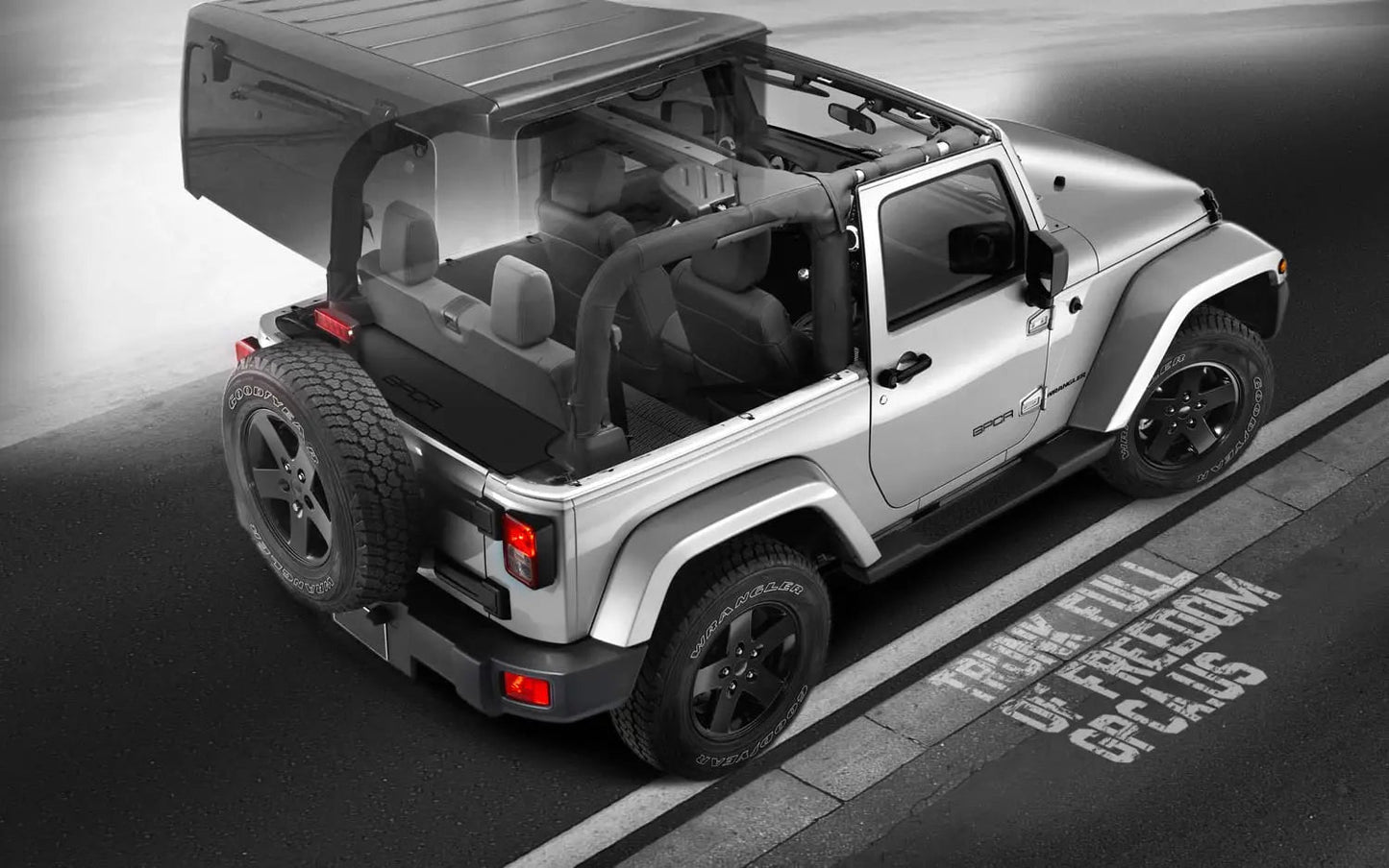 Cargo Freedom Pack for Jeep® Wrangler JK 2DR - Cover & Organizer Combo