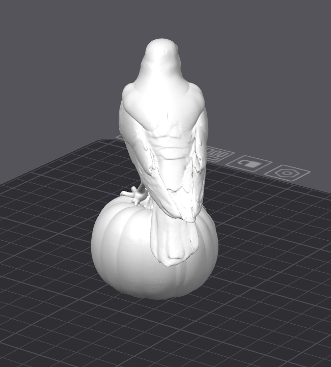 Crow on Jack-o’-Lantern STL File | Halloween 3D Model | Digital Download for 3D Printing, Spooky Decor & Pumpkin Figurine