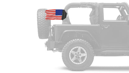 USA Ol' Glory Stars & Stripes 12"x18" Forever Wave Flag – Fits Jeep Wrangler JLU 4-Door 2018-Present